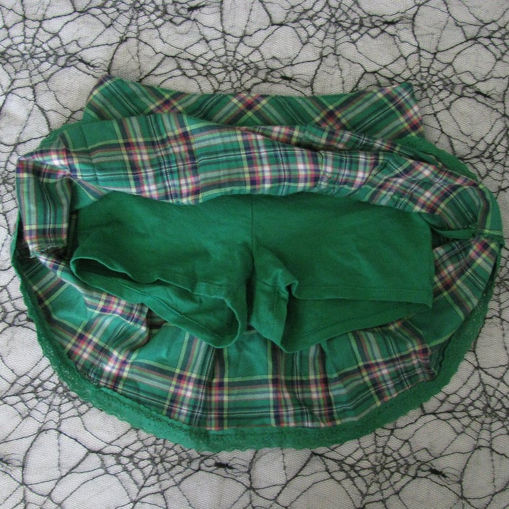 Plaid Mini Skort - Picture 3 of 10